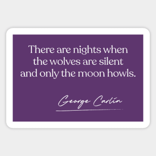 George Carlin Quote Design Sticker